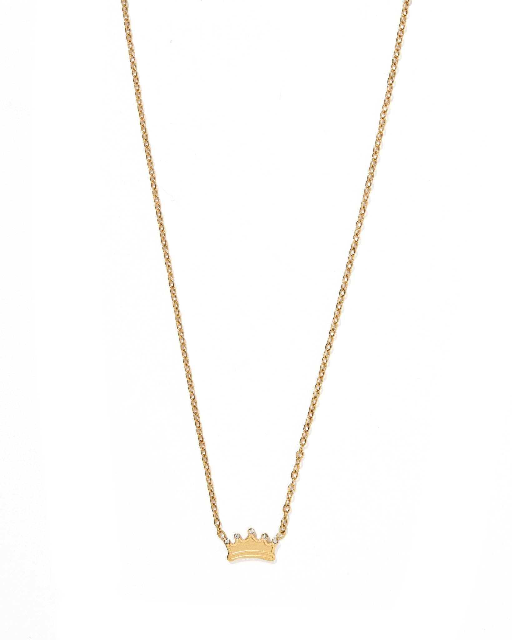 Necklace - Crown Gold
